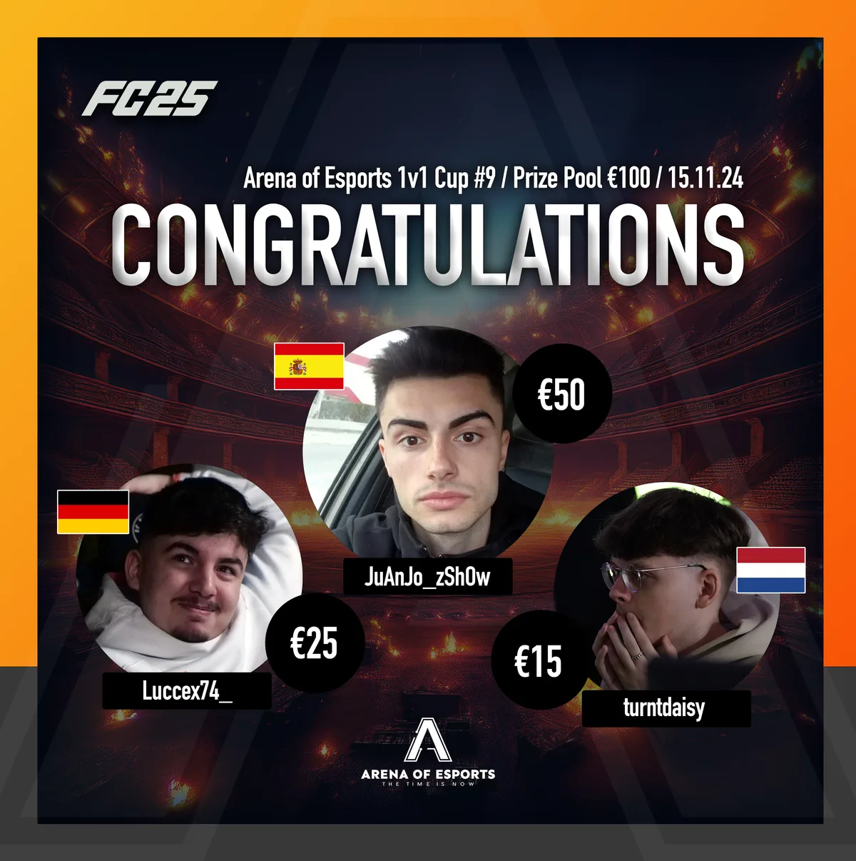 FC25 1v1 Community Cup poster